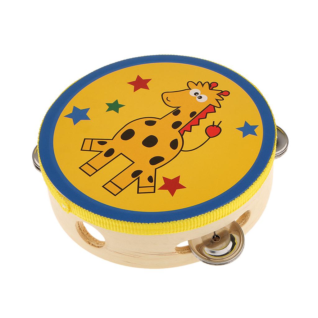 Musical Instrument Kids - Tamborin Kayu Kecil, Alat Musik Perkusi