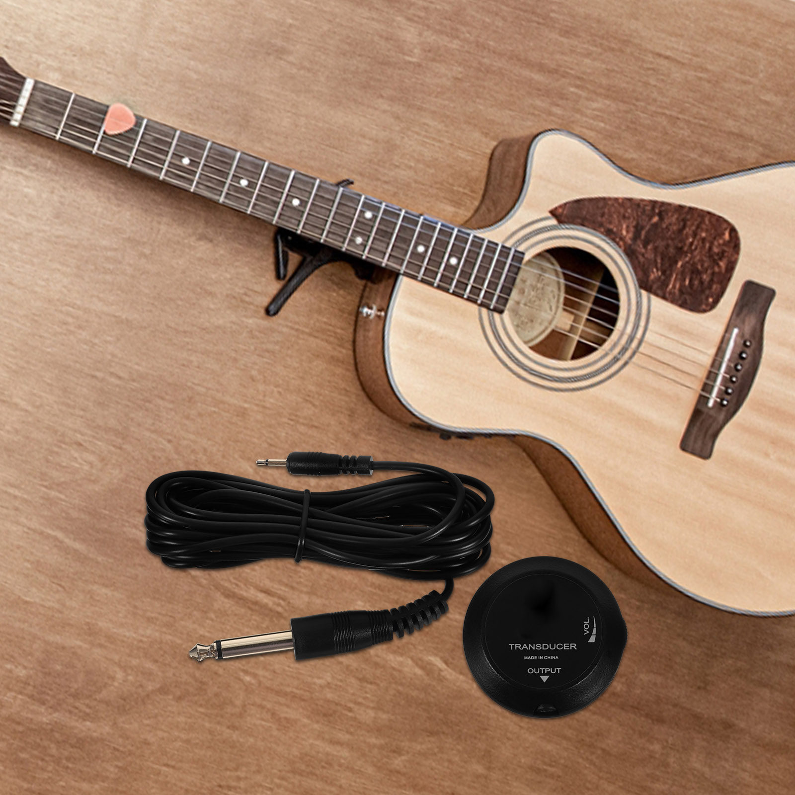 Musical Instruments Easy - Transduser Pickup Gitar, Sensor Instrumen Akustik