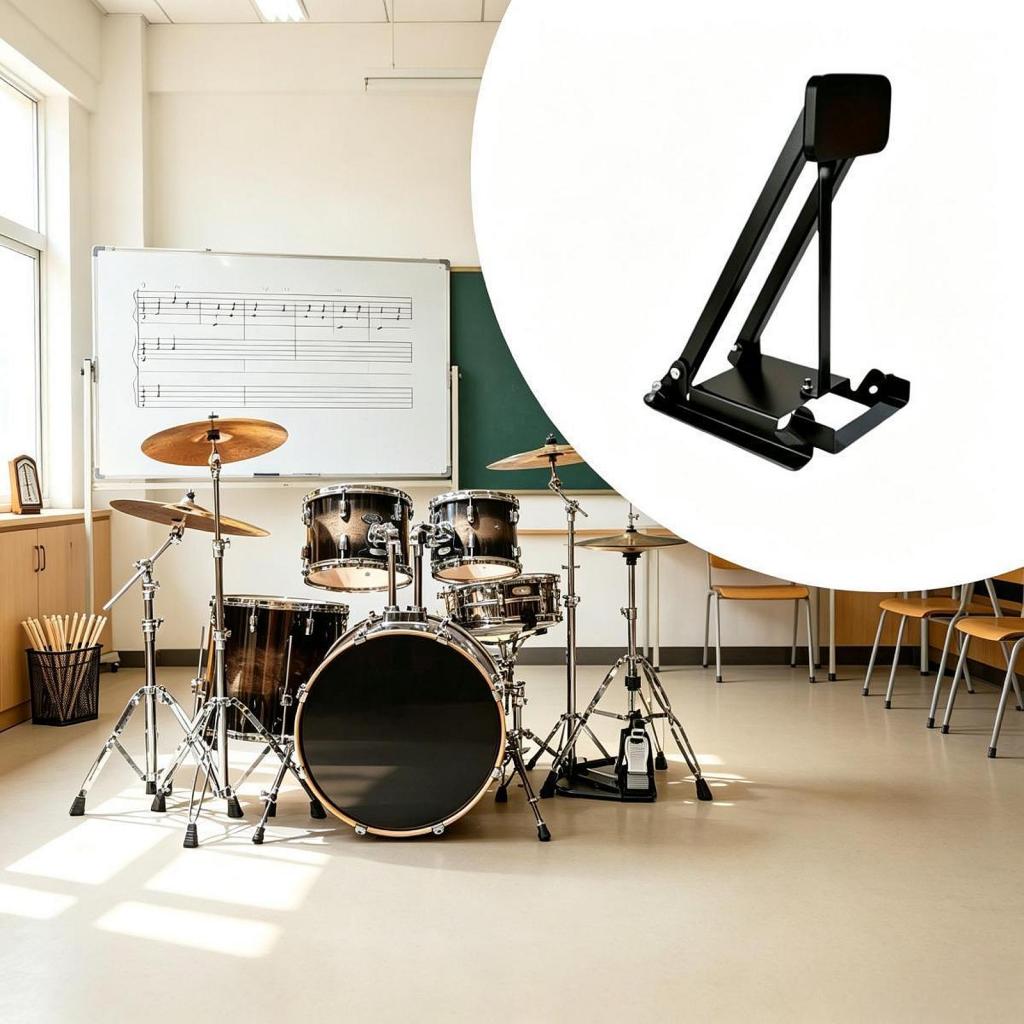 Musical Instrument Bass - Pedal Latihan Bass Drum Berlapis Busa