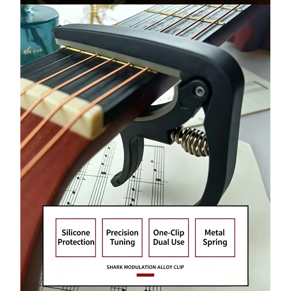 Musical Instruments Easy - Capo Gitar 2 in 1 dengan