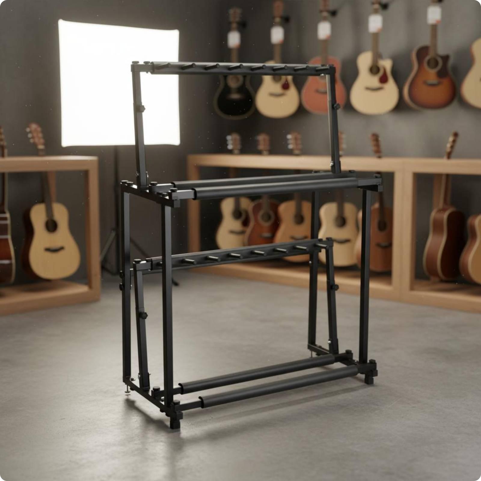 Musical Instruments Easy - Rak Pajangan Ukulele Berkapasitas Besar yang