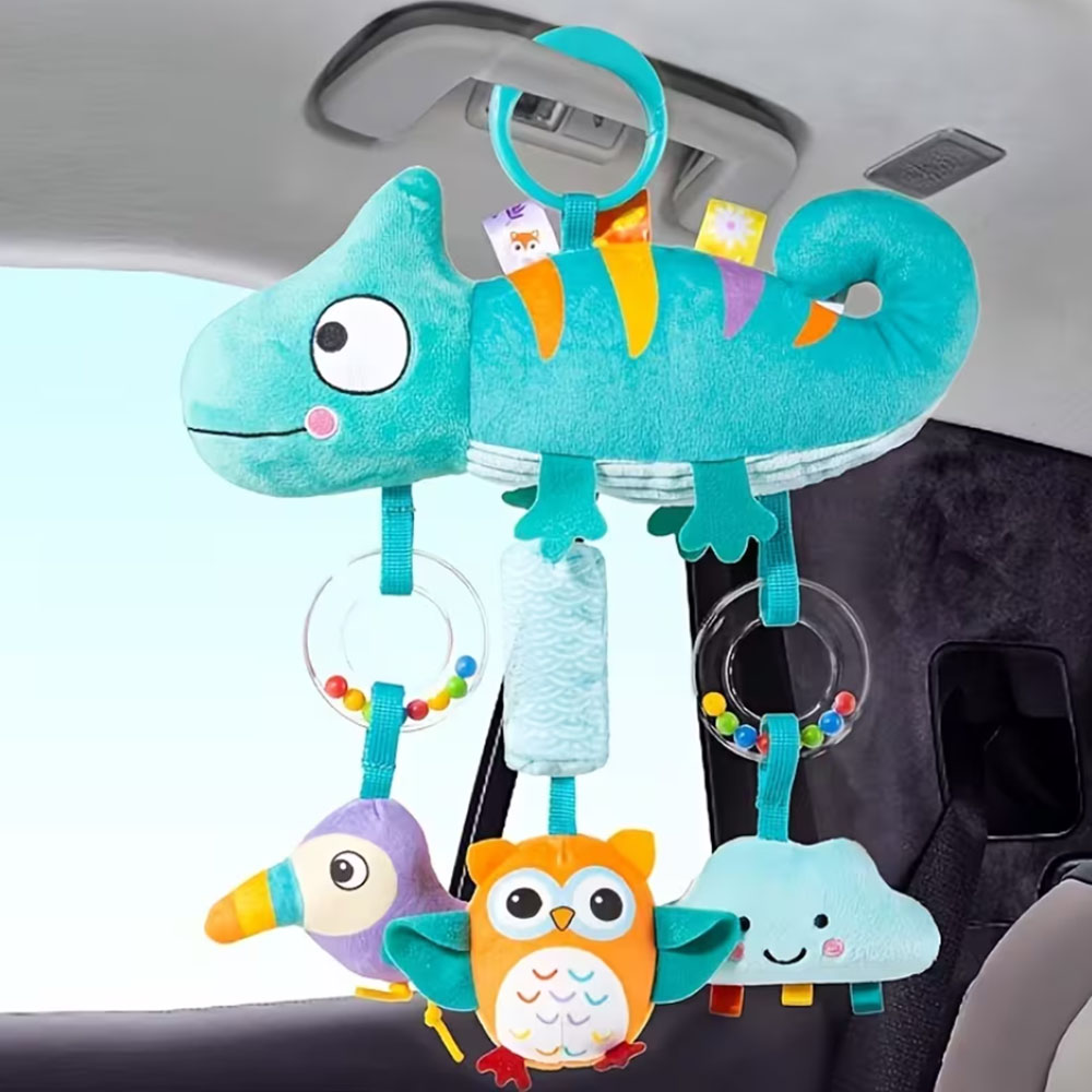 Musical Instrument Rattle - Mainan Kerincingan Gantung Hewan Kartun Lembut,