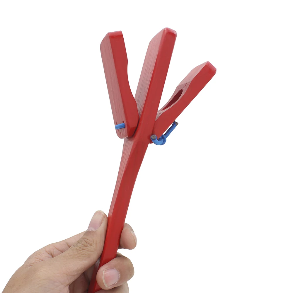Musical Instrument Rattle - Orff Papan Kerincingan Kayu Goyang Tangan,
