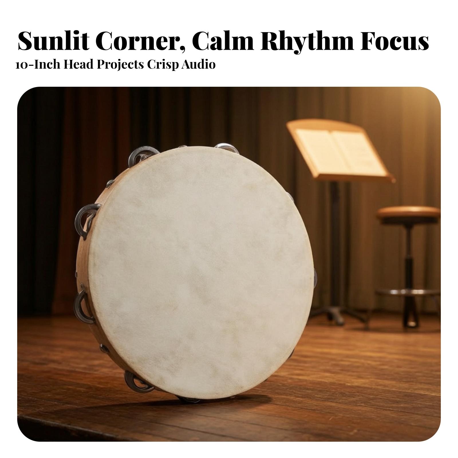 Tamborin untuk Anak-anak, Rang - Frame Drum Goat Skin ulasan dan harga