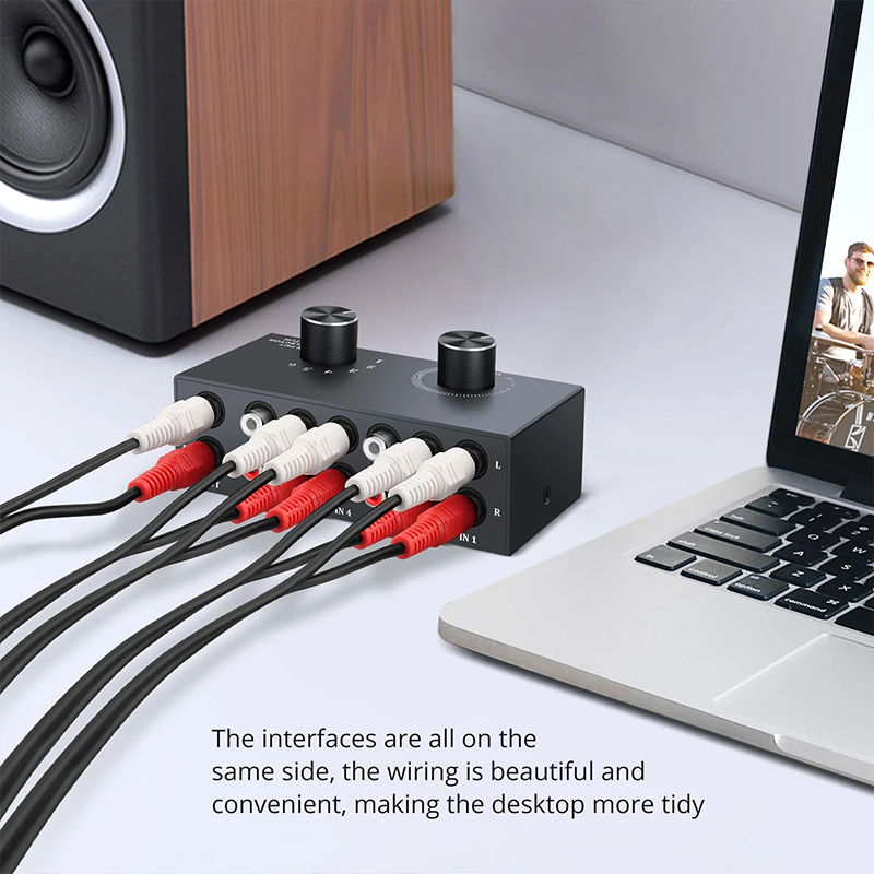 Pemilih Pengalih Audio 6 Arah  - Musical Instrument Vector ulasan dan harga
