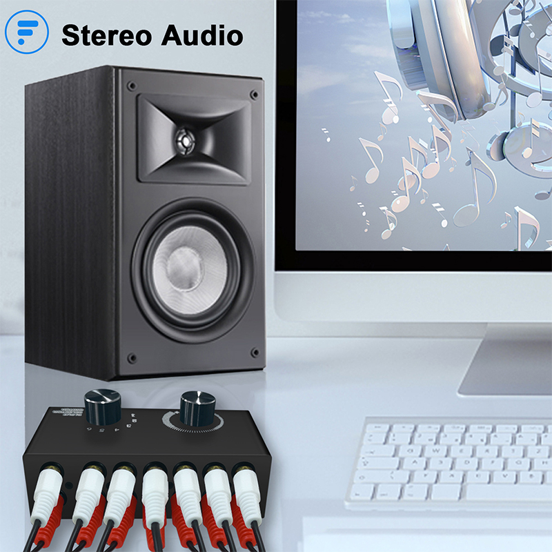 Pemilih Pengalih Audio 6 Arah  - Musical Instrument Vector ulasan dan harga