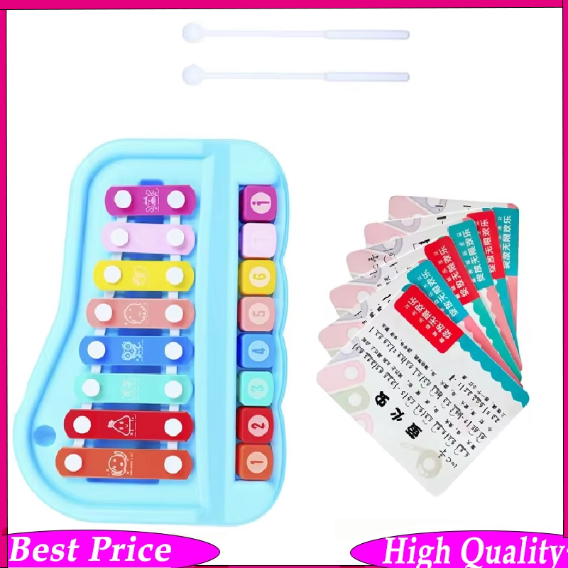 Instrumen Perkusi Tangan 8 Nad - Musical Instrument Xylophone ulasan dan harga