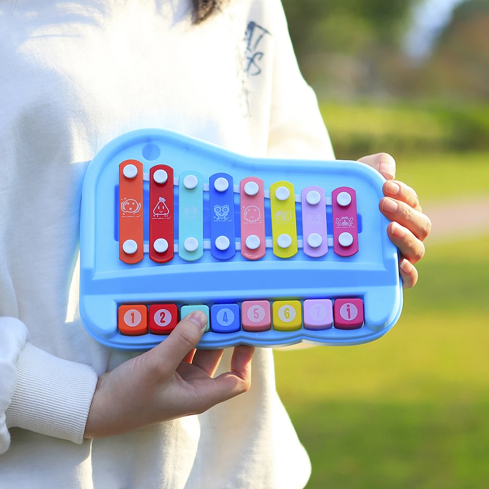 Instrumen Perkusi Tangan 8 Nad - Musical Instrument Xylophone ulasan dan harga