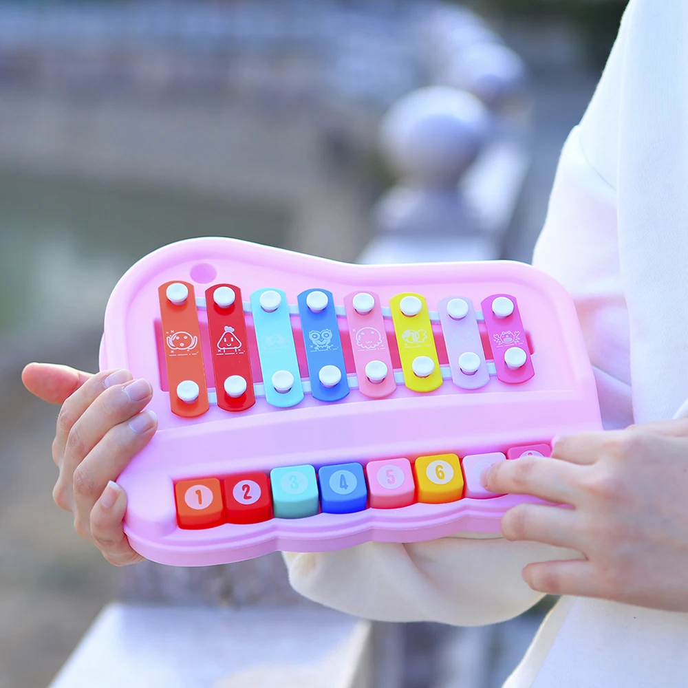 Instrumen Perkusi Tangan 8 Nad - Musical Instrument Xylophone ulasan dan harga