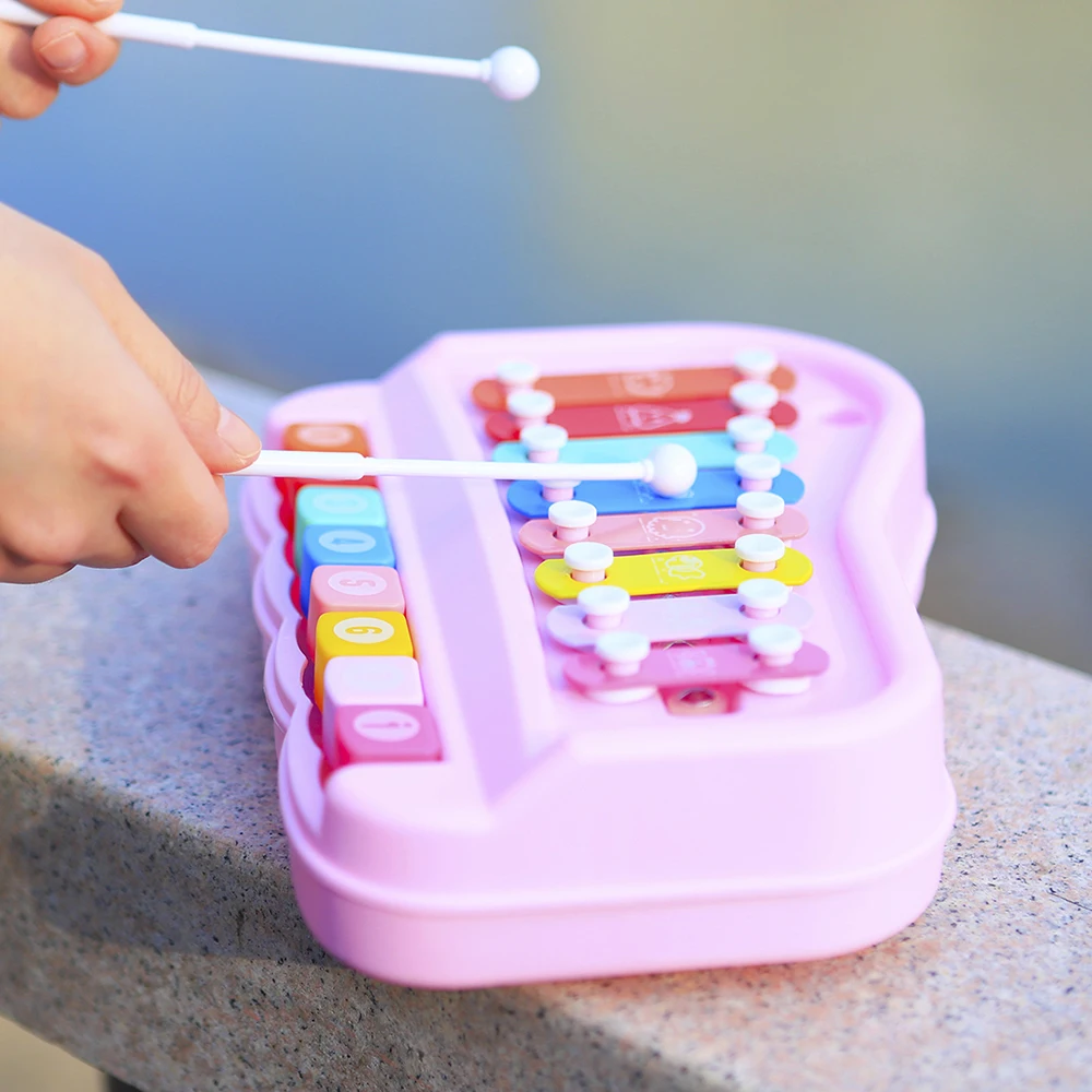 Instrumen Perkusi Tangan 8 Nad - Musical Instrument Xylophone ulasan dan harga
