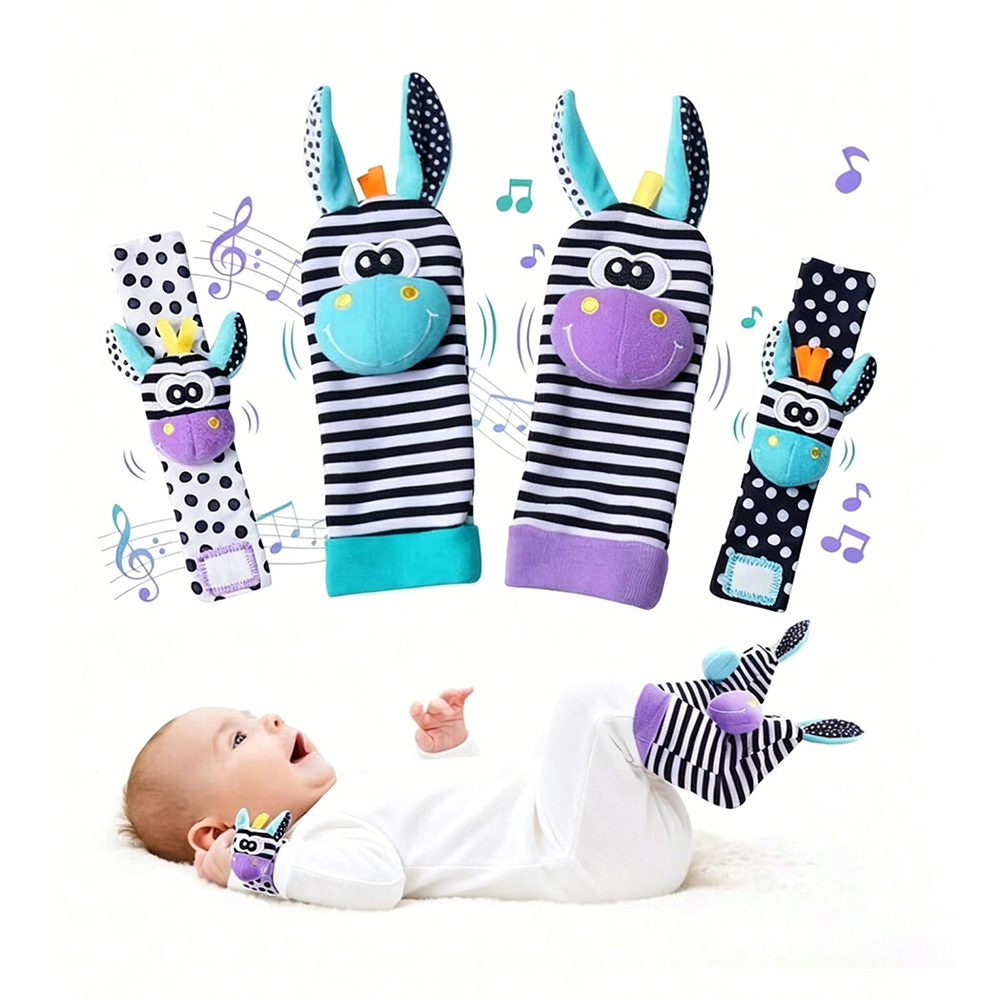 Mainan kaus kaki bayi 0-12 bul - Musical Instrument Rattle ulasan dan harga