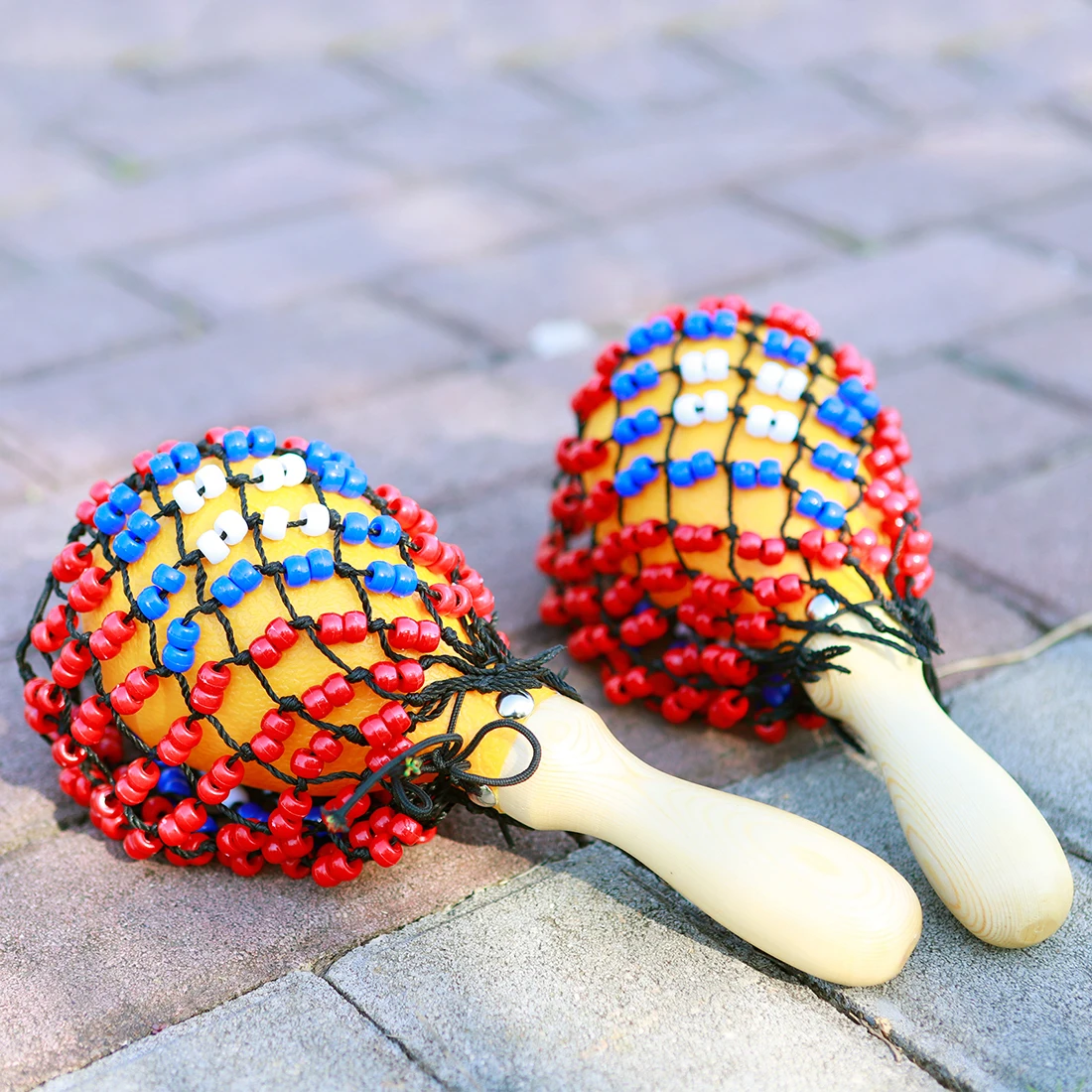 IRIN Orff Bead Net Sand Hammer - Musical Instrument Rattle ulasan dan harga