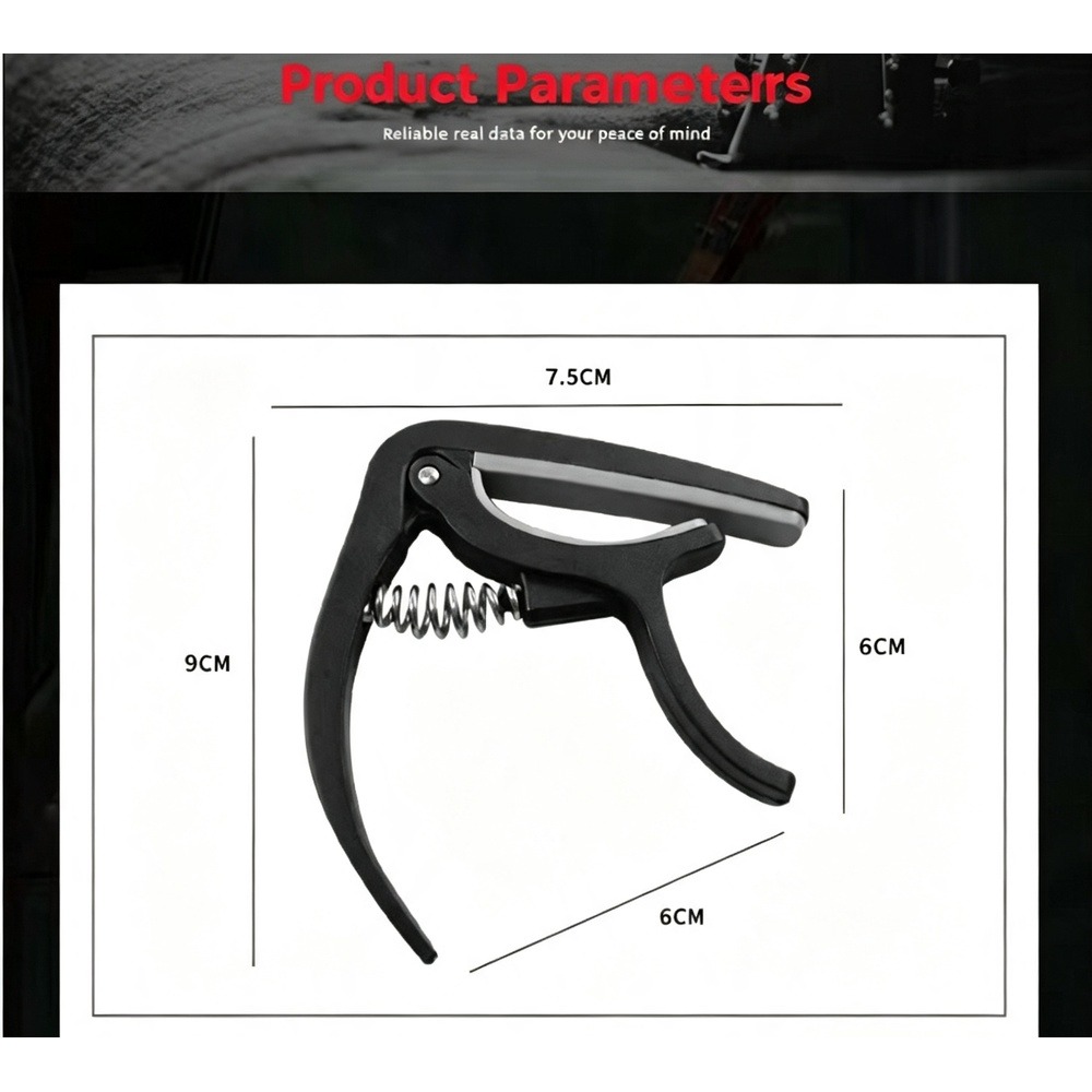 Capo Gitar 2 in 1 dengan Penar - Musical Instruments Easy ulasan dan harga