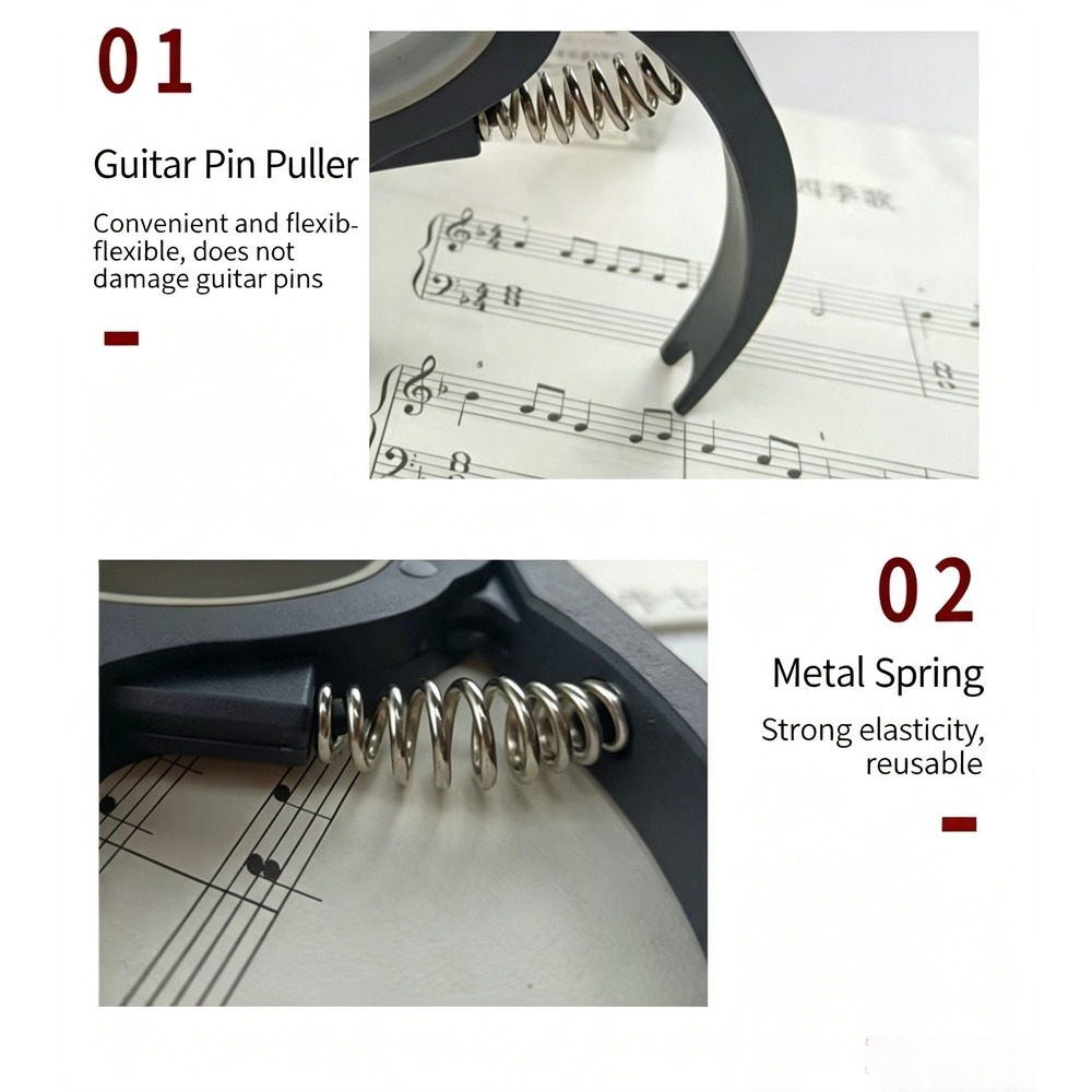 Capo Gitar 2 in 1 dengan Penar - Musical Instruments Easy ulasan dan harga