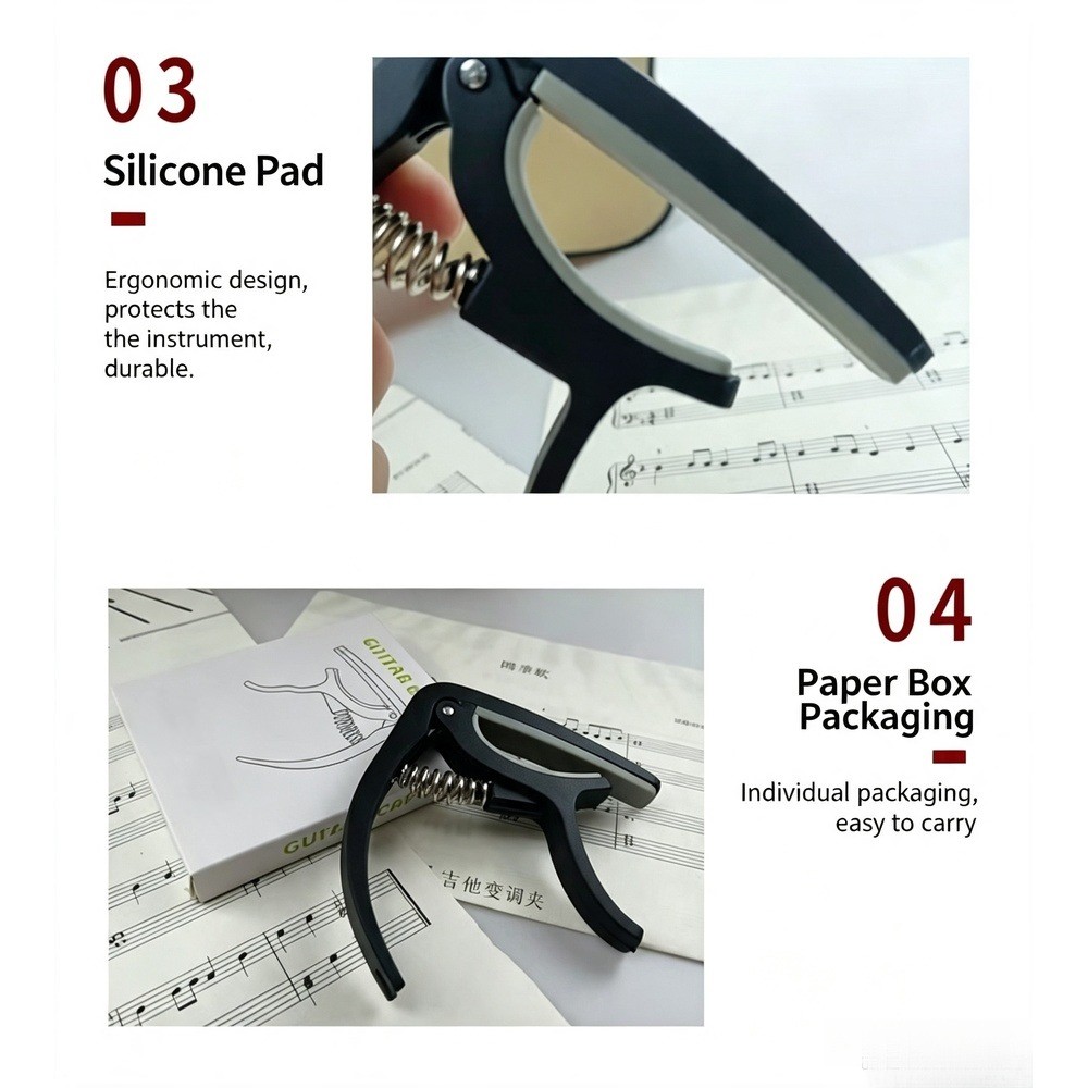 Capo Gitar 2 in 1 dengan Penar - Musical Instruments Easy ulasan dan harga