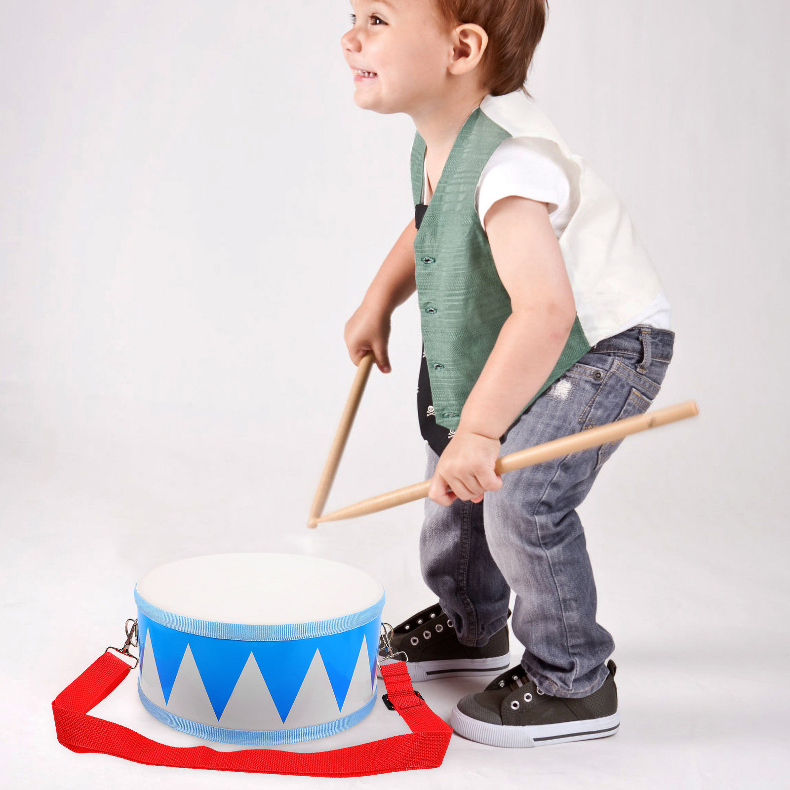 1 Set Drum Kayu untuk Balita,  - Musical Instrument Kids ulasan dan harga