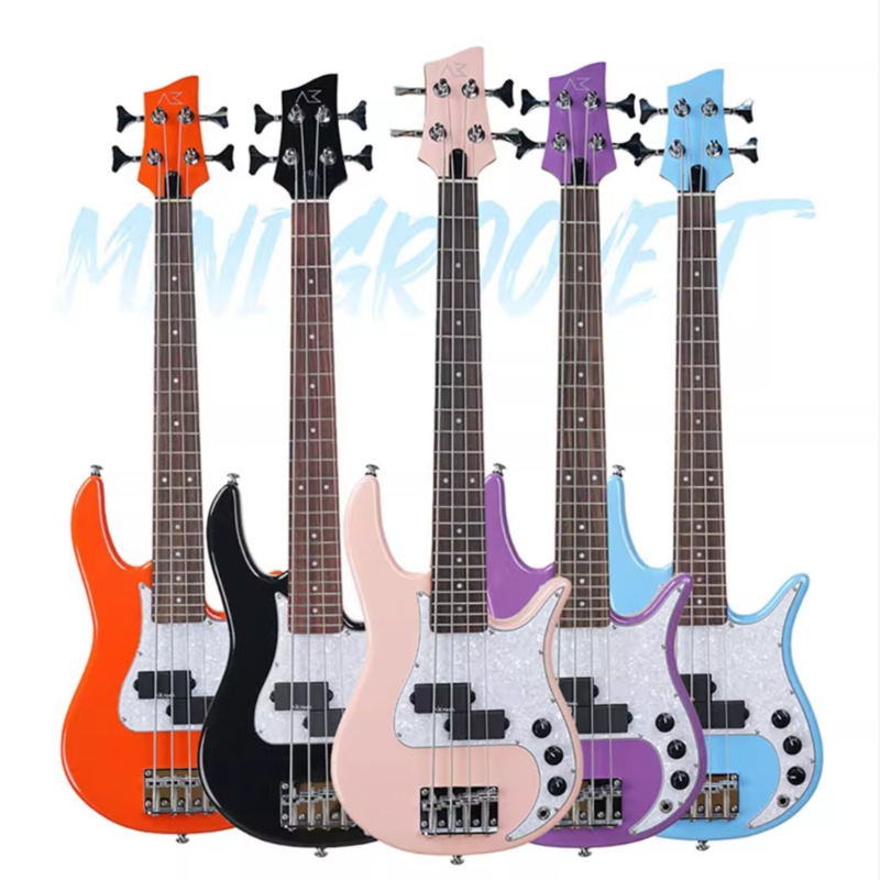 4 Senar 24 Fret Portabel Perja - Musical Instrument Bass ulasan dan harga
