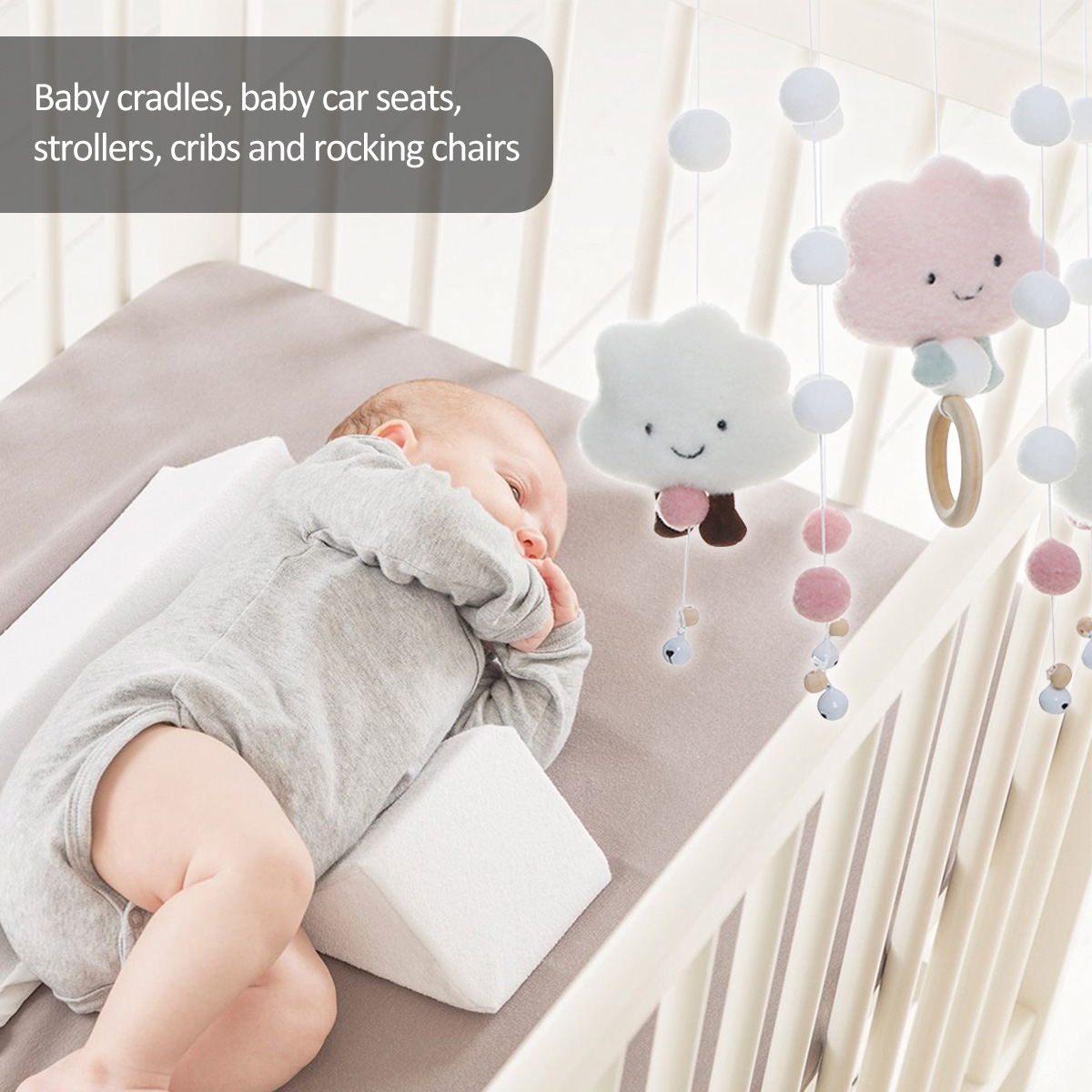 Lonceng angin seluler, mainan  - Musical Instrument Rattle ulasan dan harga