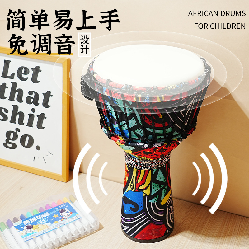 Drum Afrika PVC berbahan kulit - Musical Instrument Bass ulasan dan harga