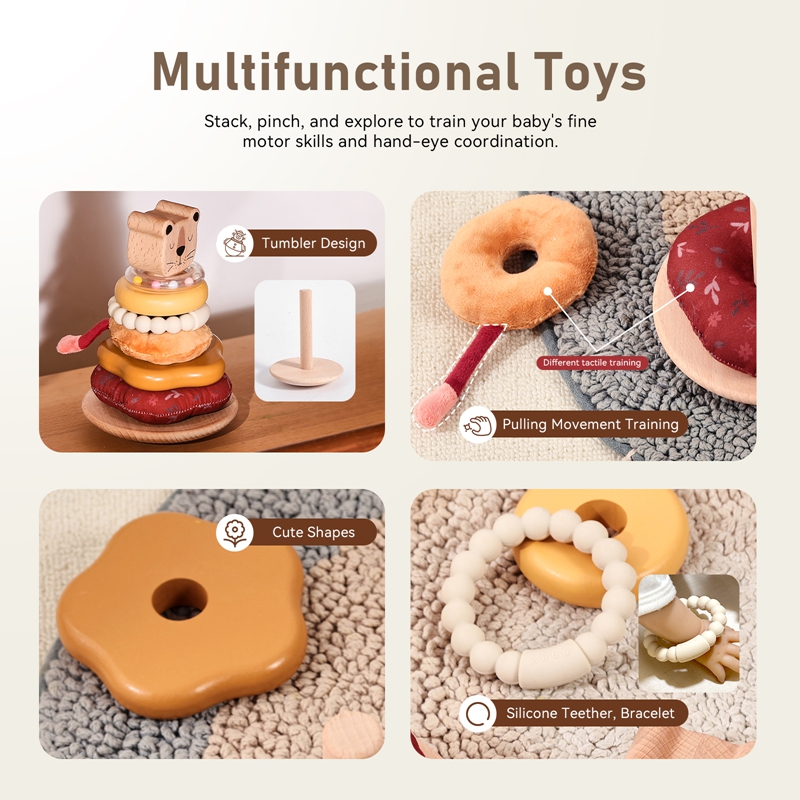 Mainan Kerincingan Katun 0-12  - Musical Instrument Rattle ulasan dan harga