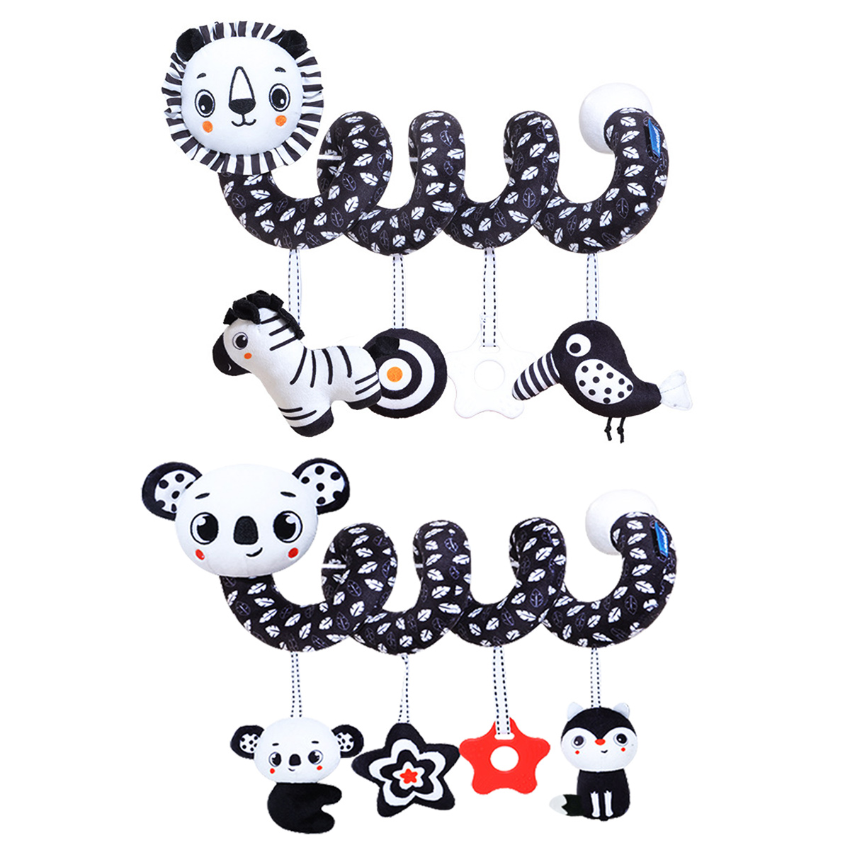 Mainan Gantung Spiral Plush Ba - Musical Instrument Rattle ulasan dan harga