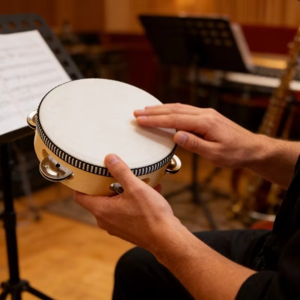 Drum Genggam 4/6/8/10 Inci Mai - Musical Instrument Kids ulasan dan harga