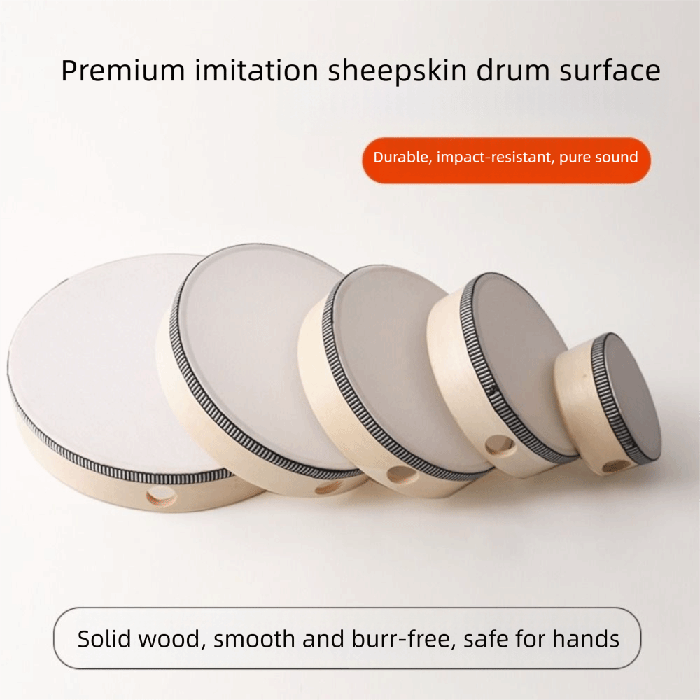 Hadiah Drum Tangan Kayu 4/6/8/ - Musical Instrument Kids ulasan dan harga